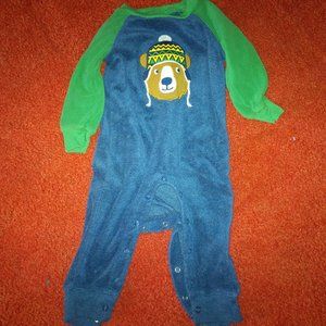 Carters 1 piece footless fleece